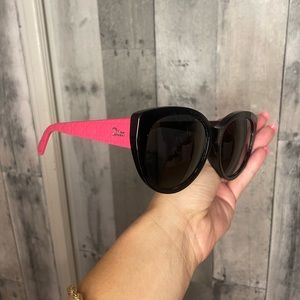 DIOR Lady 1N Black/Vibrant Pink Sunglasses
